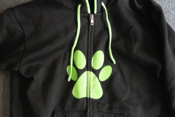 iconische cat hoodie met rits