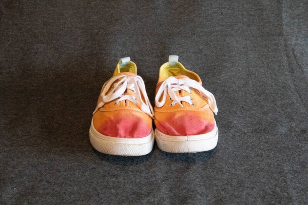 schoenen tie dye