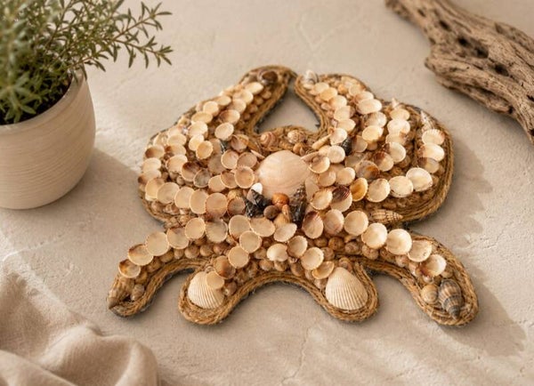Krabbe aus Muscheln / Dekoration