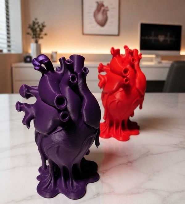 Künstlerische Herz- Skulptur 3D