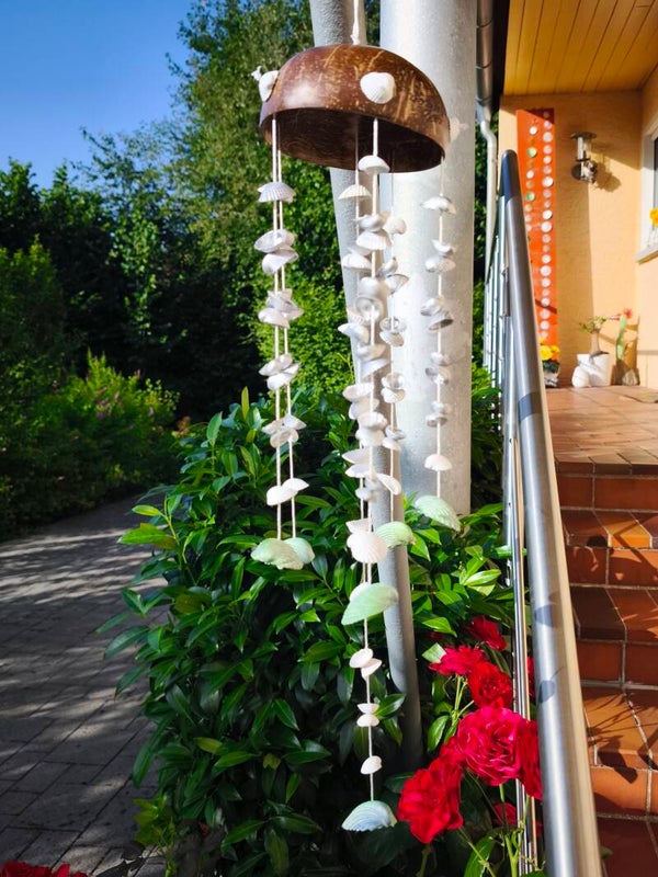 Dekorativer Gartenaufhänger Windspiel, Deko Handgefertigt