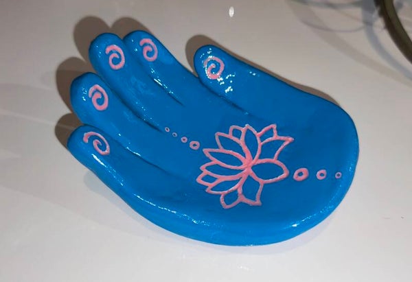 Dekofigur "Hand"  aus Keramiton Modellierton