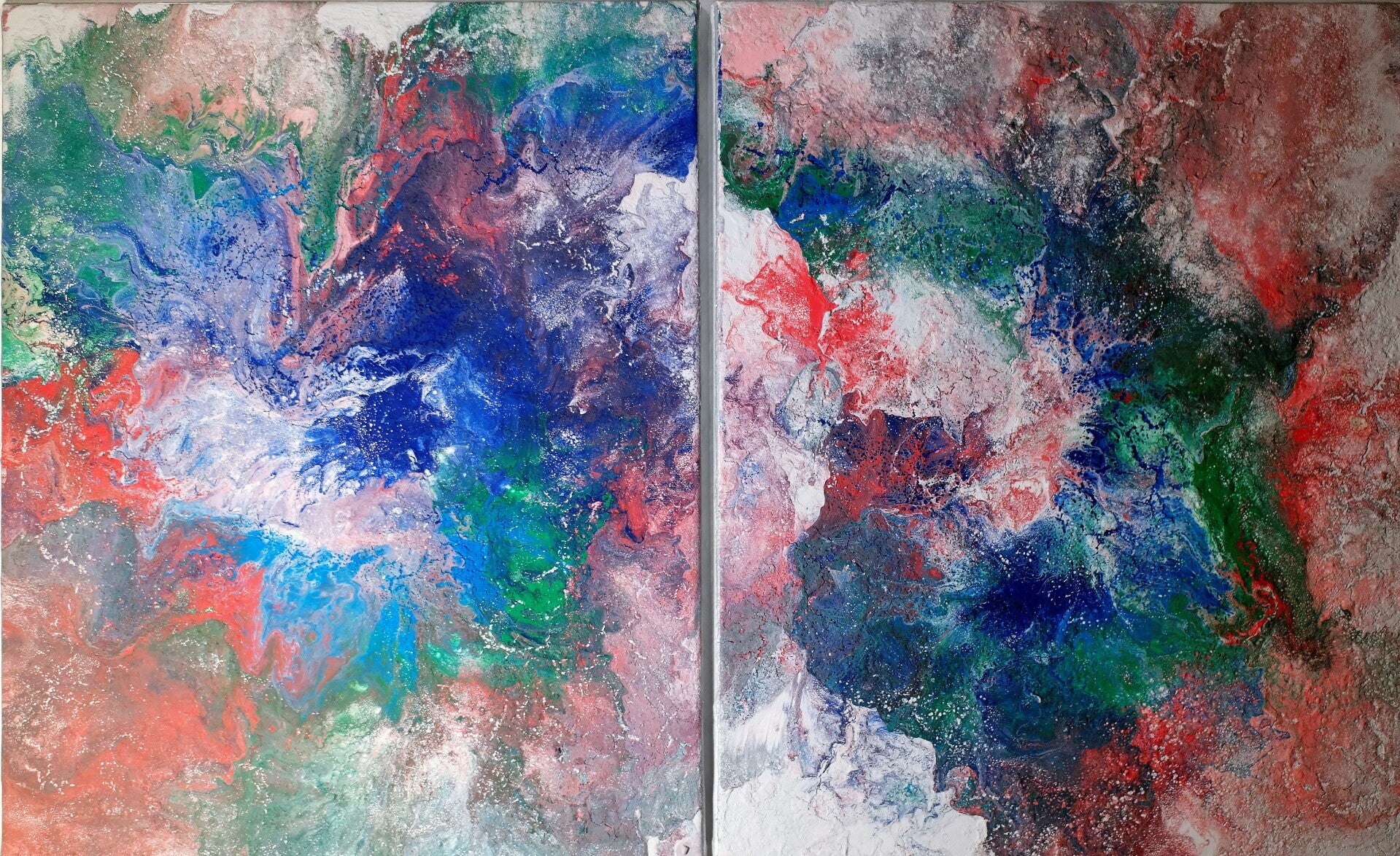 Acryl Gemälde "Colors Storm" 80 x 50 cm