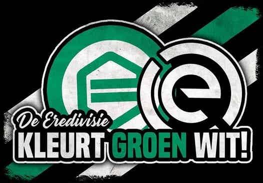de eredivisie kleurt groen en wit