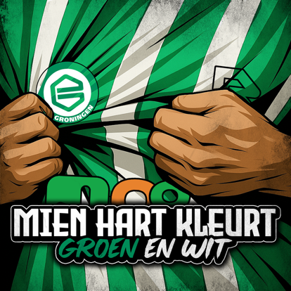 Mien hart kleurt groen en wit
