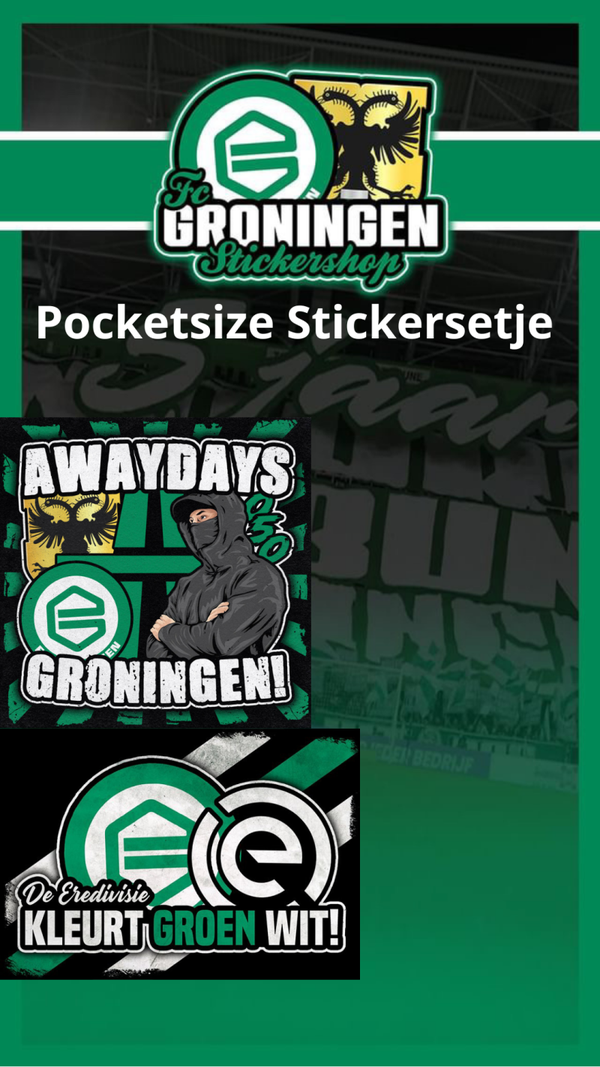 Pocketsize stickersetje