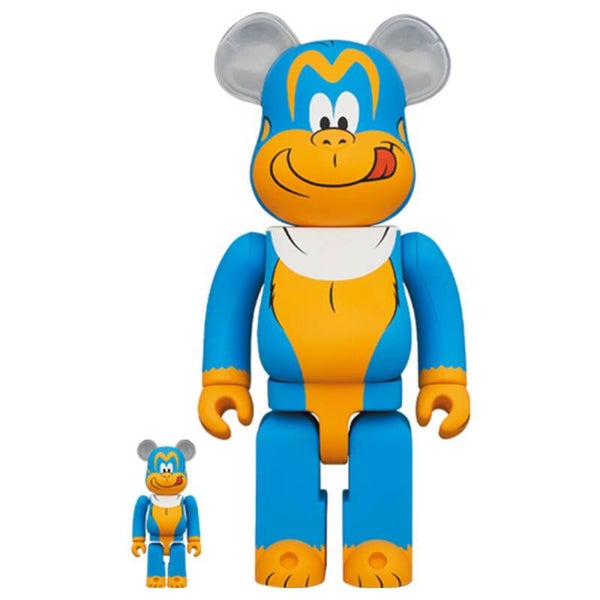 400% en 100% Bearbrick-set - King Kombo (Kelloggs)