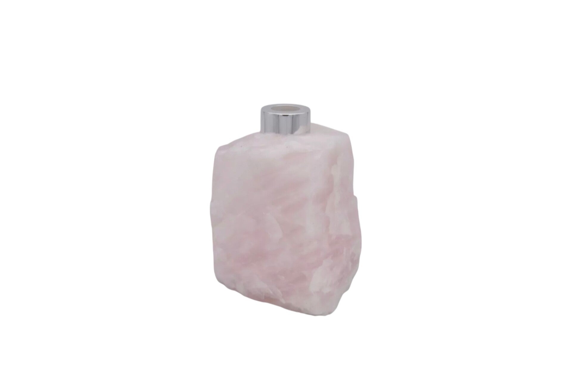 Diffuser for fragrance sticks Rosequartz Silver
