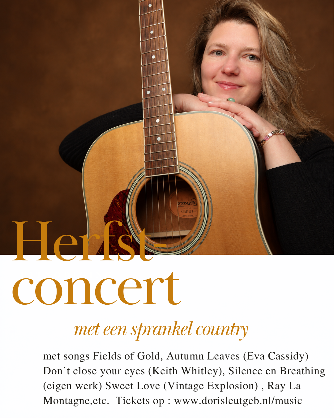 HERFSTCONCERT met sprankels country 8 november 19.00