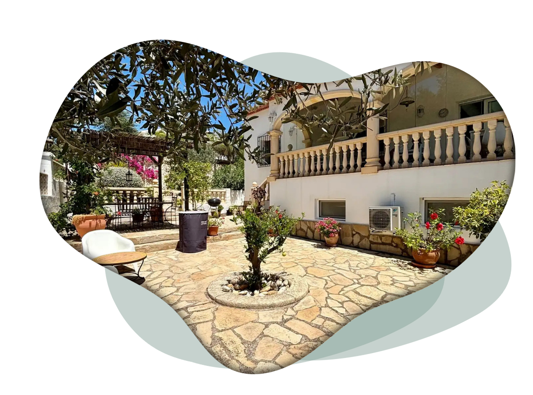 Finca Benitachell - faciliteiten - terrassen