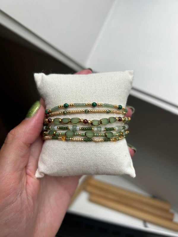 Armbandjes handgemaakt - groen02