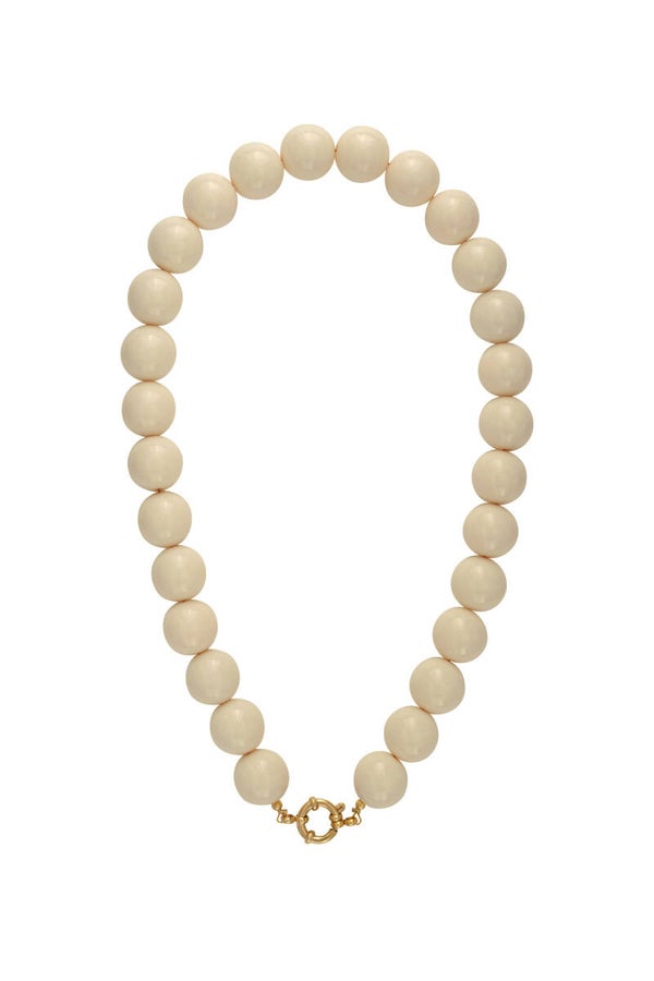 Kralenketting beige