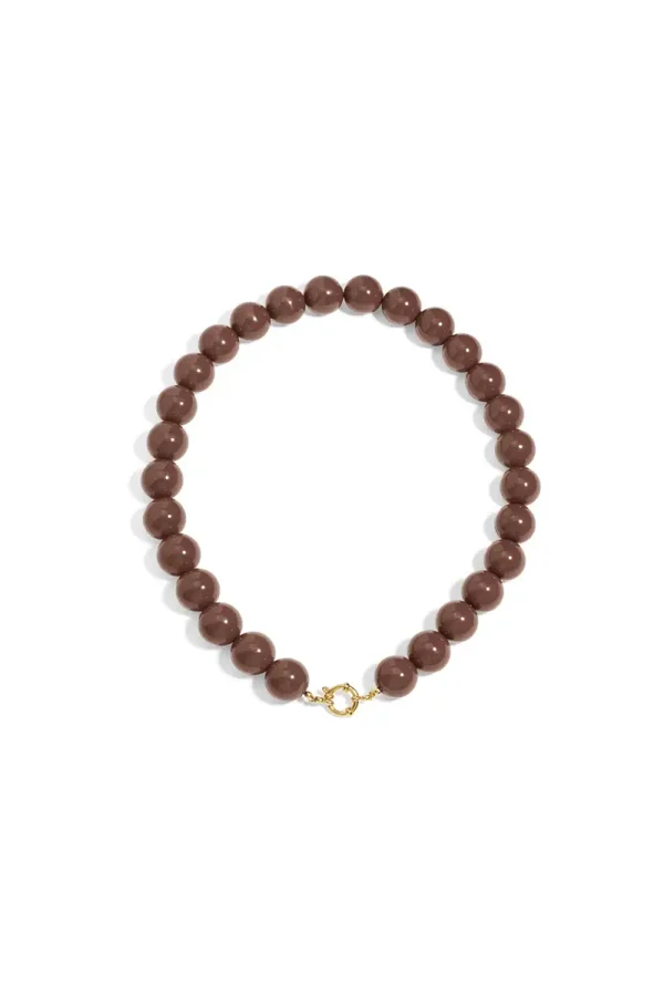 Kralenketting bruin