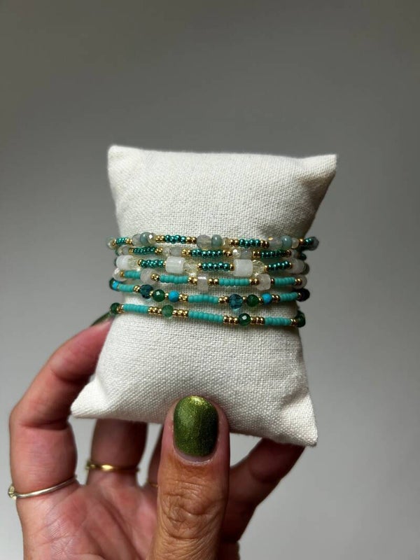 Armbandjes handgemaakt - blauw04