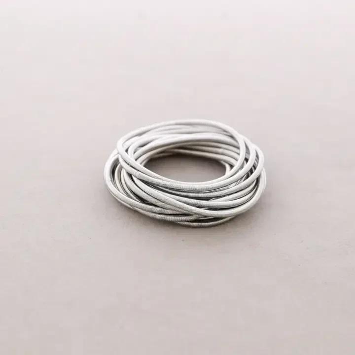 Draadarmband rekbaar - zilver
