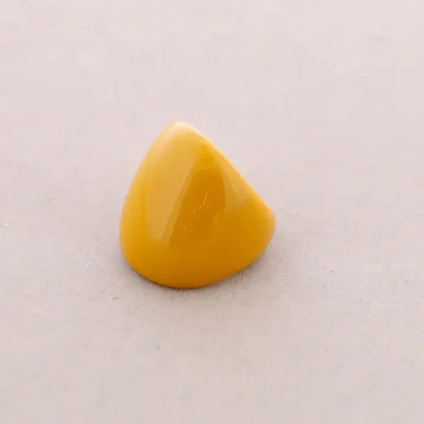 Hars ring - mosterdgeel