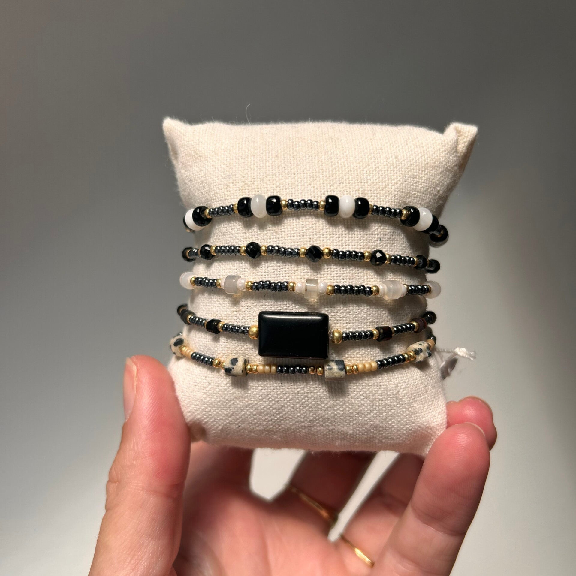 Armbandjes 38 | Black gunmetal