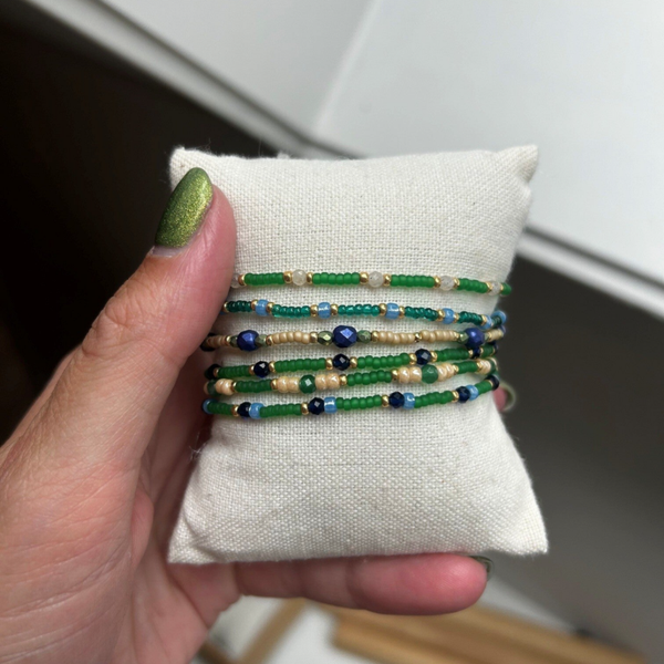 Armbandjes handgemaakt - groen03