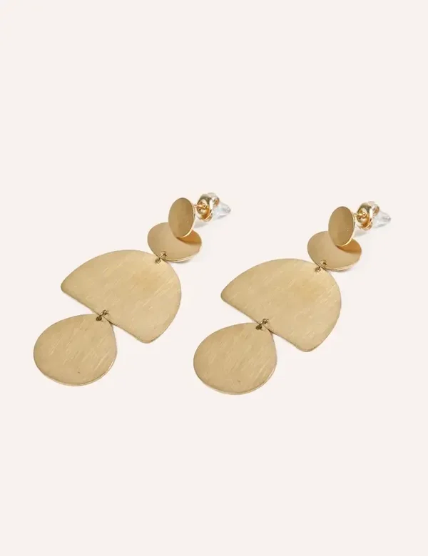Oorbellen RVS hangers boho