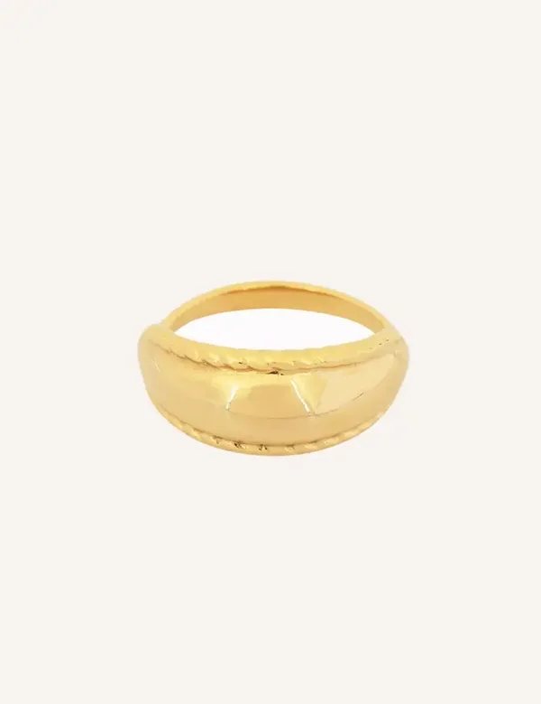 Ring RVS goud | bohemian