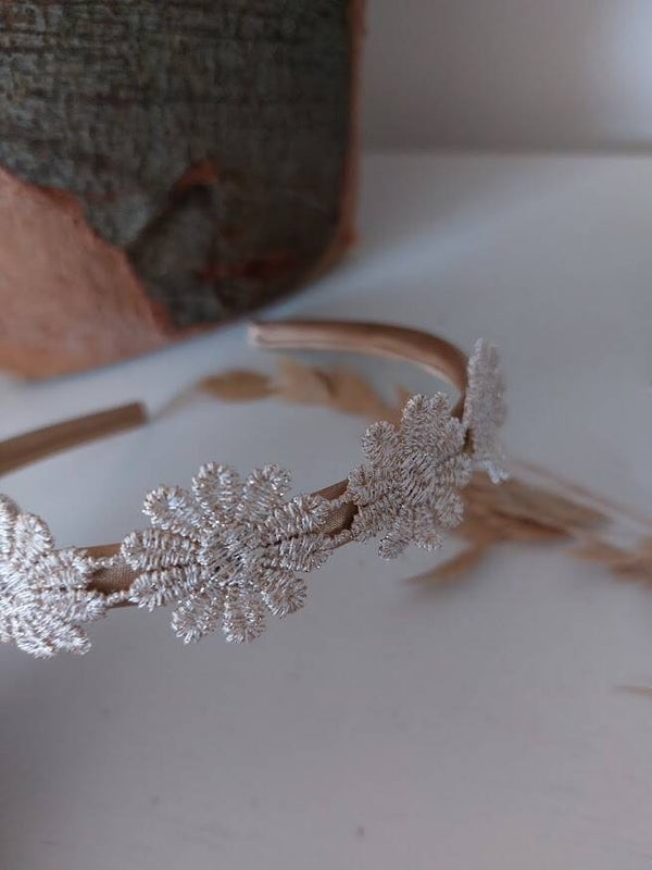 Diadeem Flower Gold