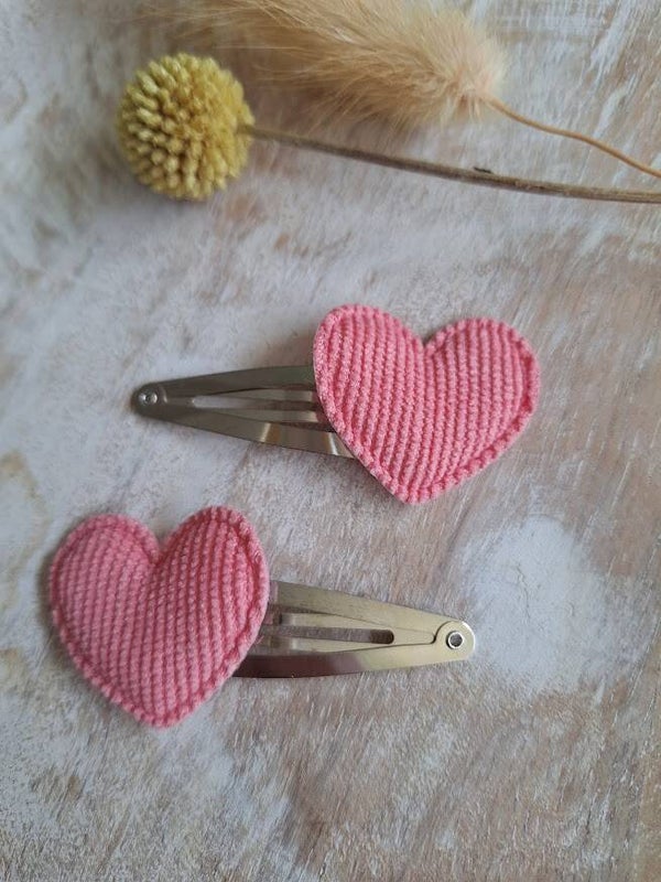 Klikklak hartje - roze