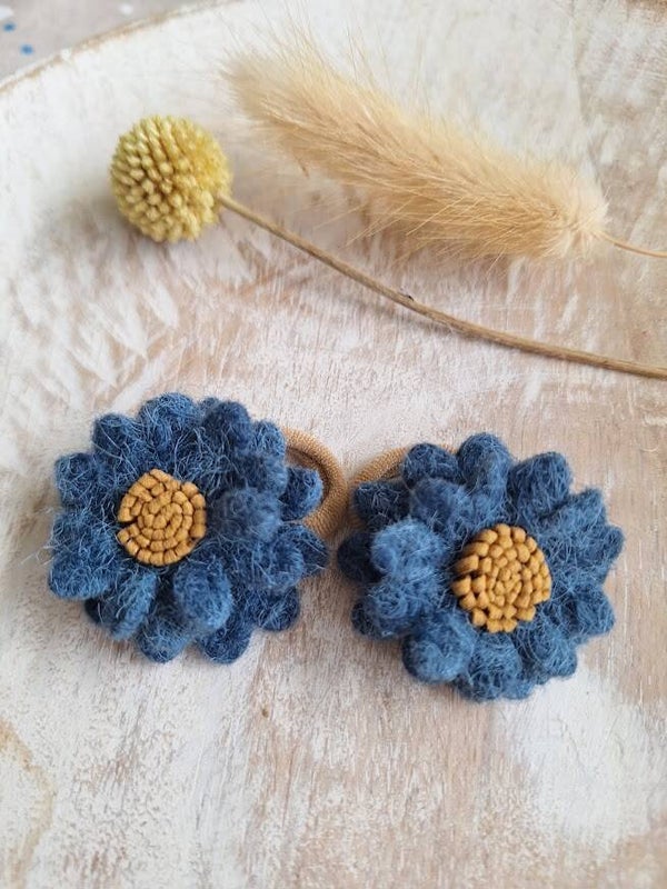 Elastiekje Lizzy - blauw (1st.)
