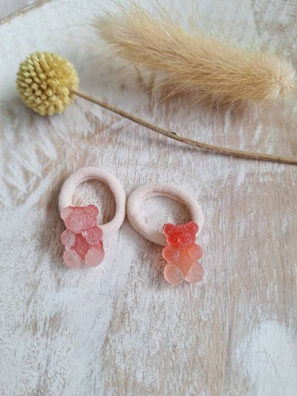Elastiekje Gummibeer - rood (1st.)