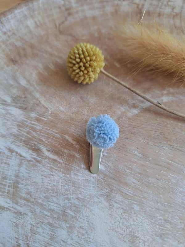 Babyspeldje Pompon - blauw