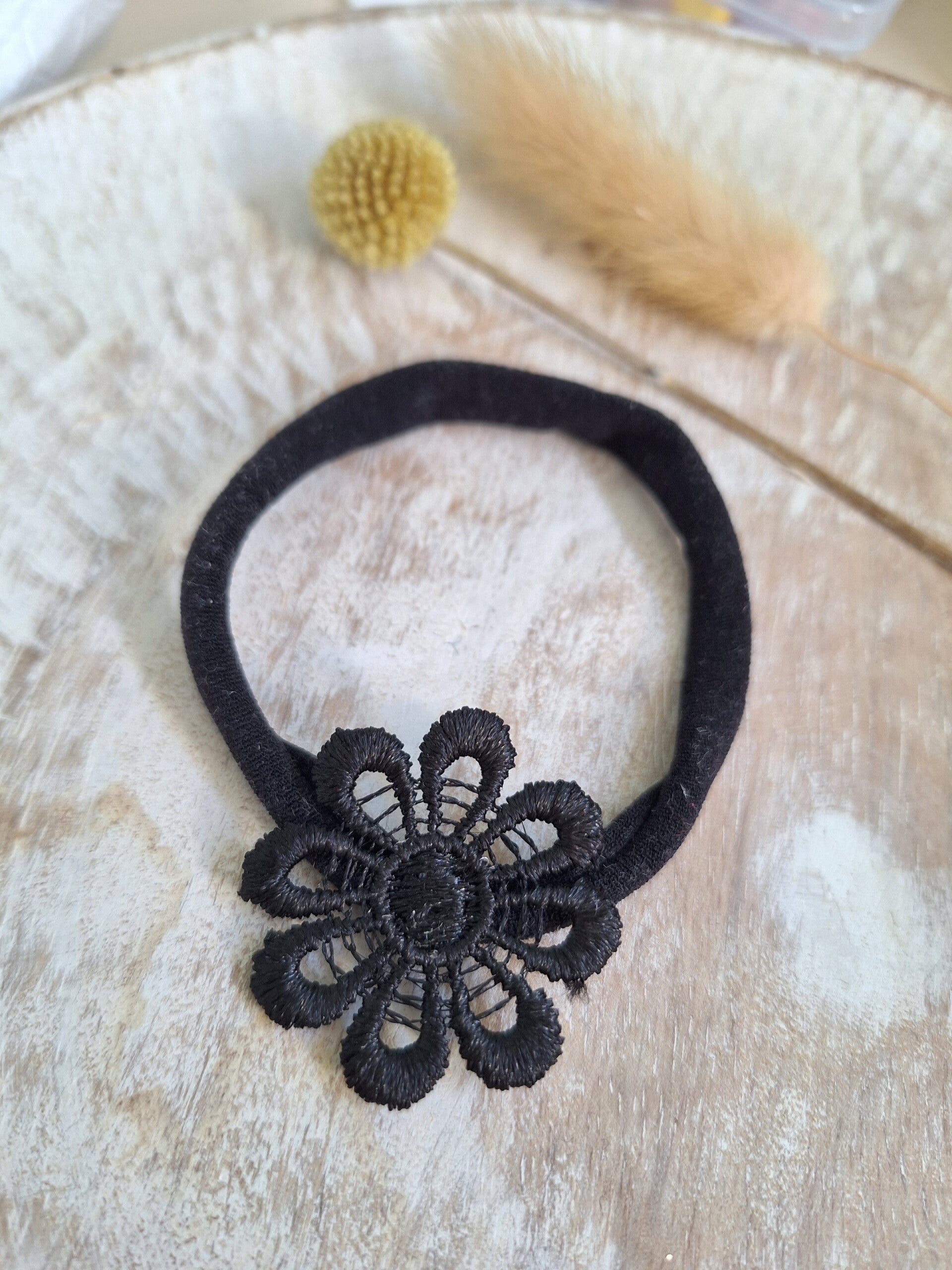Baby haarbandje Blacky