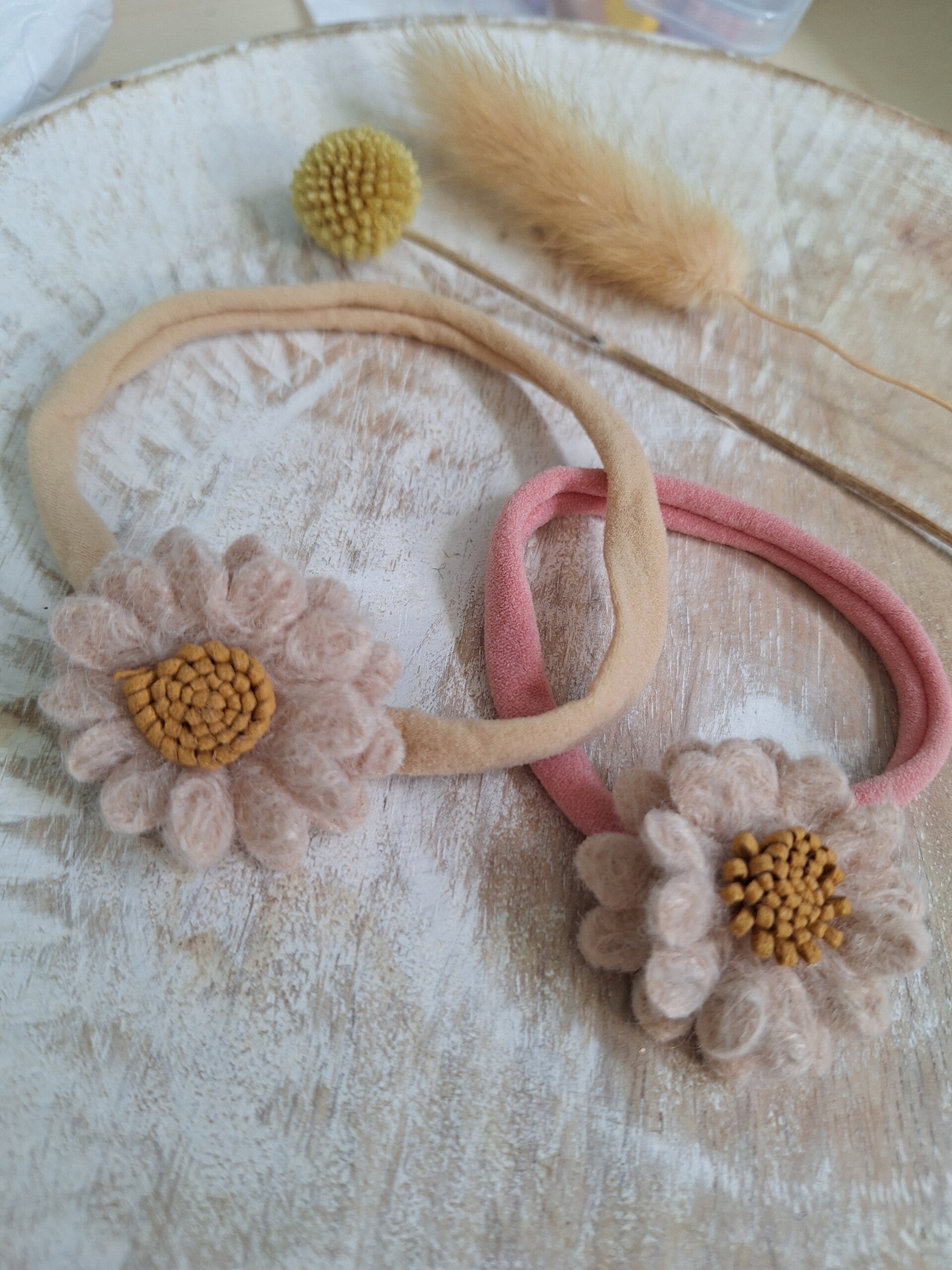 Baby haarbandje Lizzy - beige
