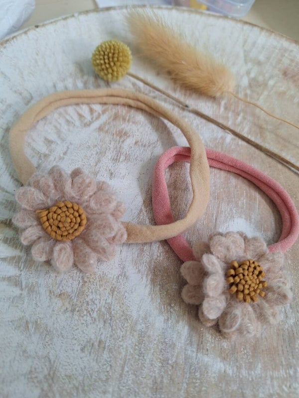 Baby haarbandje Lizzy - beige