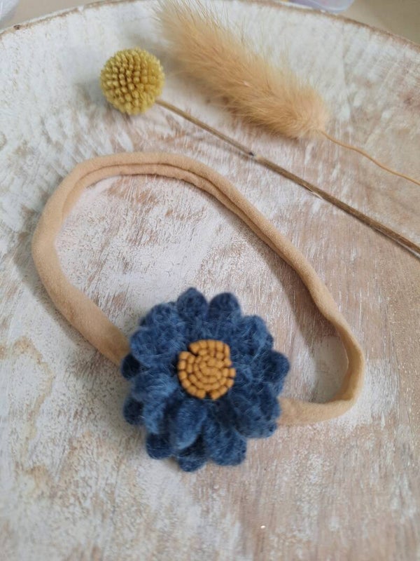 Baby haarbandje Lizzy - blauw