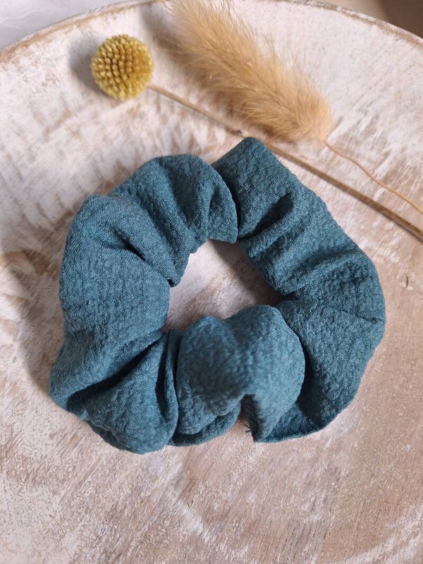 Scrunchie  Effen - petrol