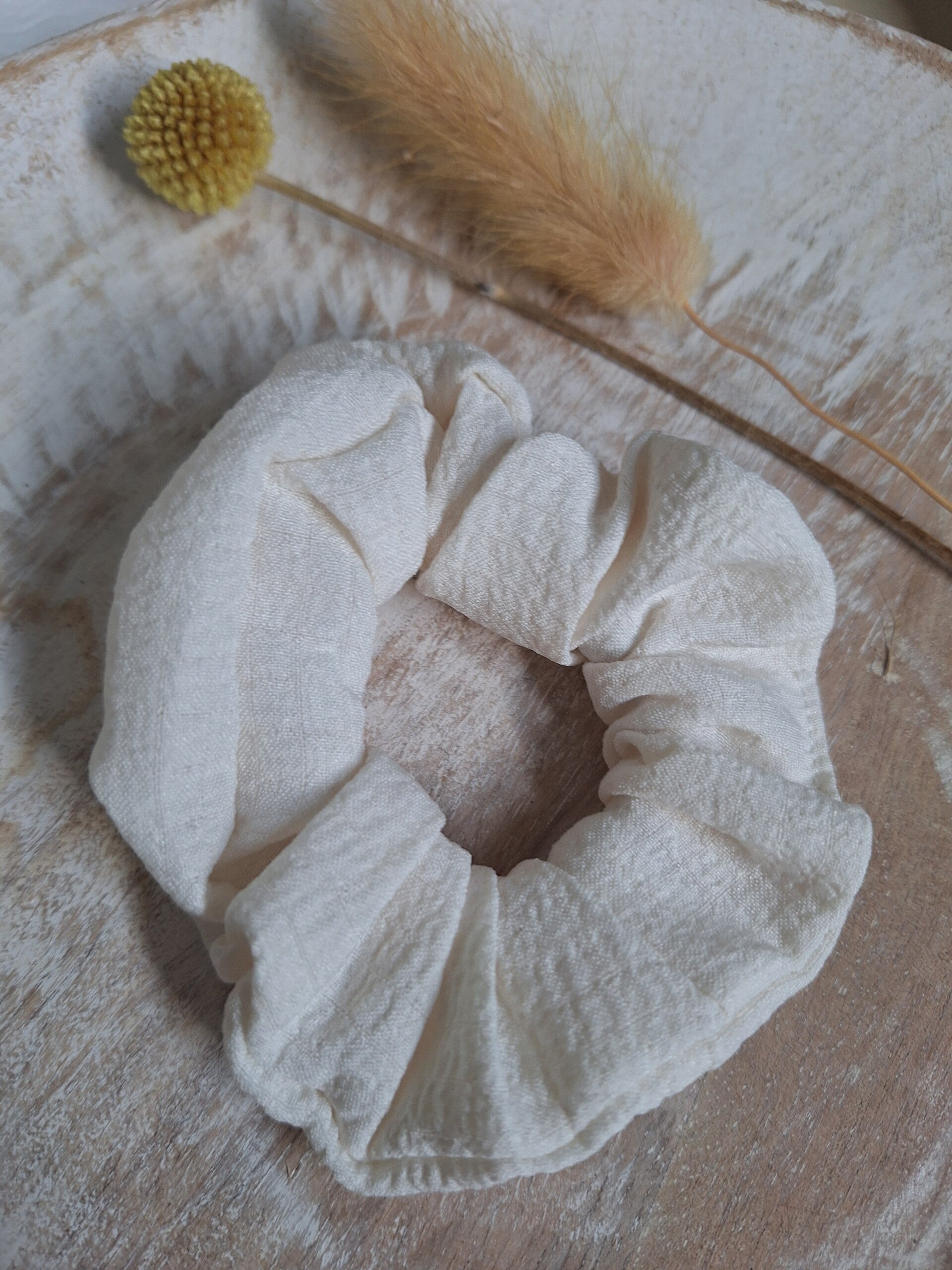 Scrunchie  Effen - offwhite