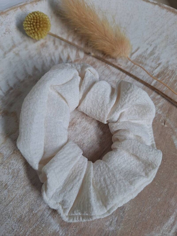 Scrunchie  Effen - offwhite