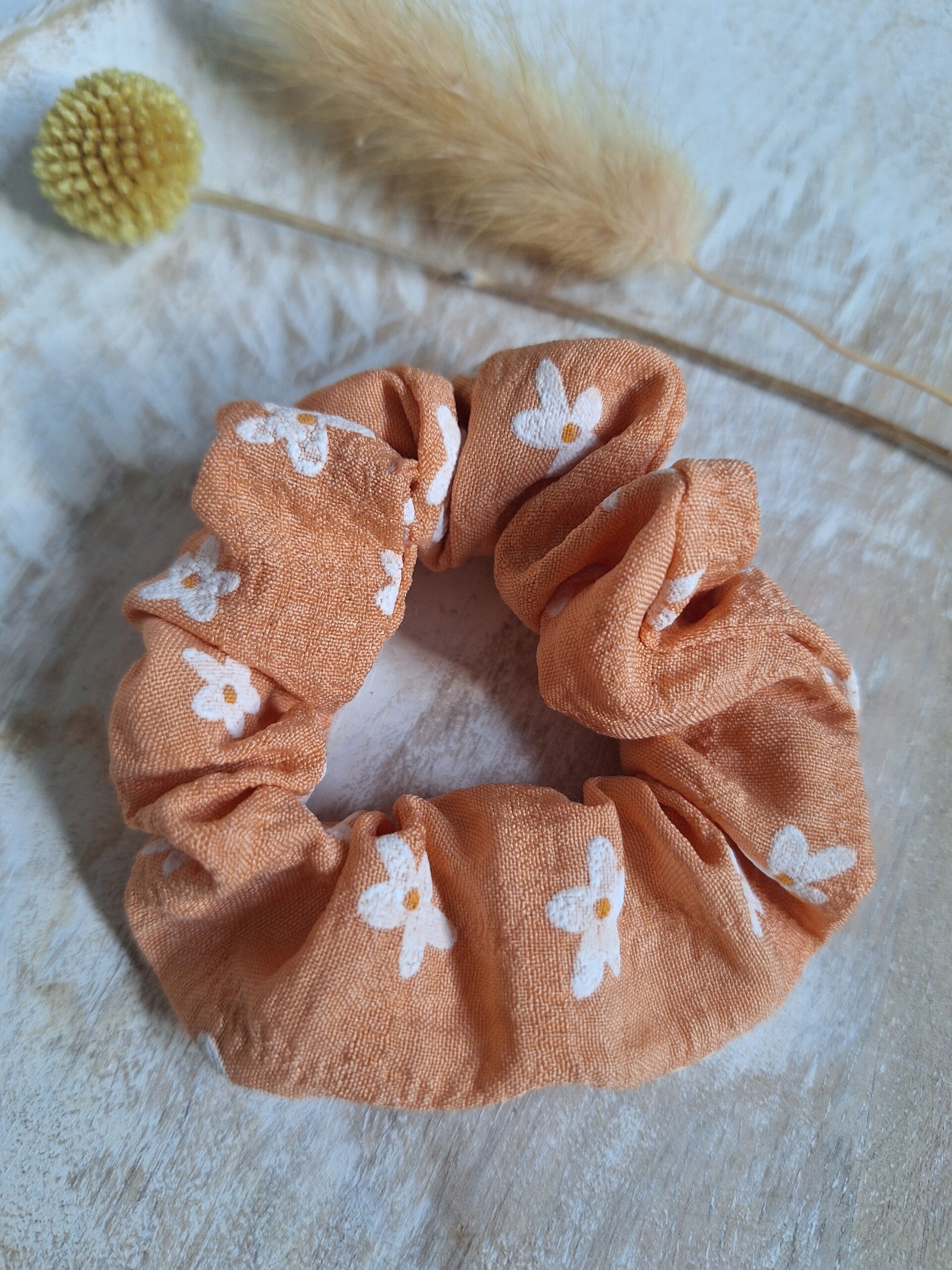 Scrunchie  Daisy - roest