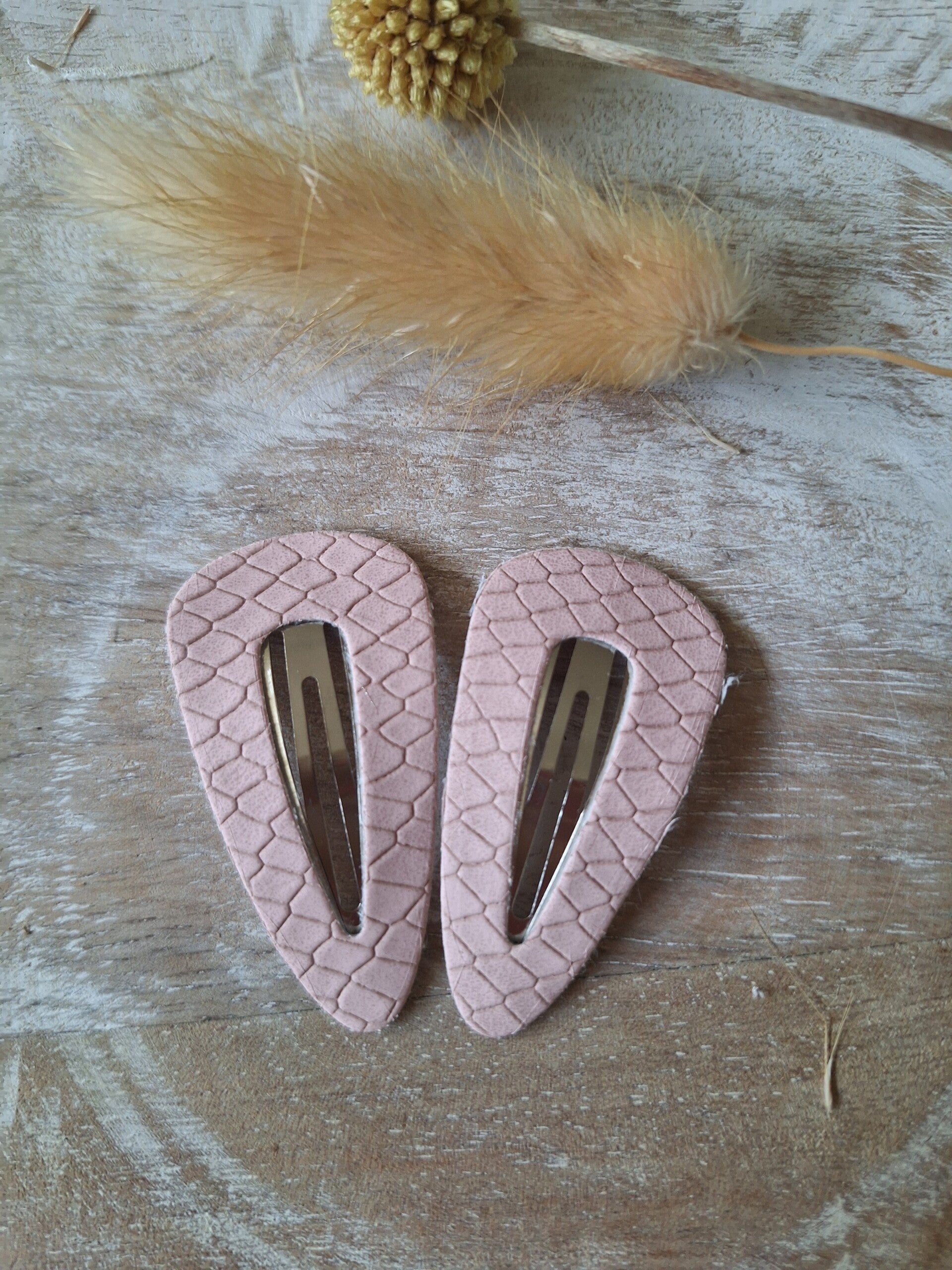 Pu-leer Croco roze (1st.)