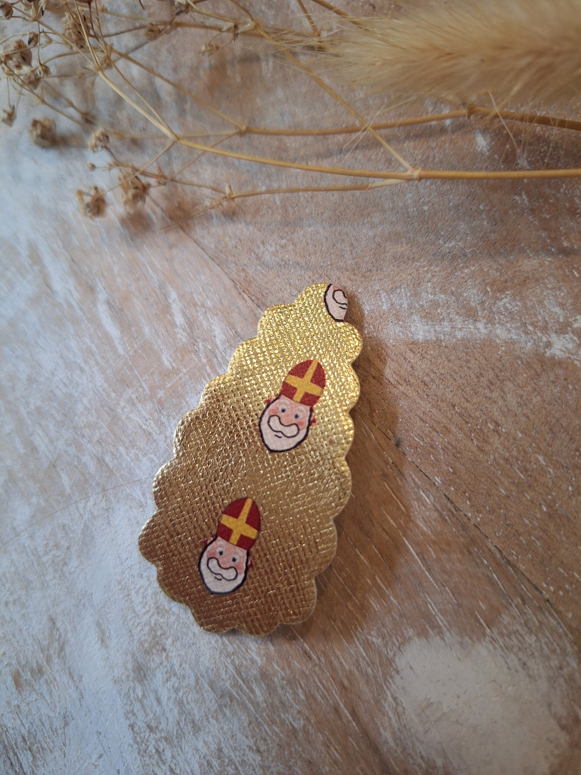 Pu-leer Sinterklaas Goud (1st.)