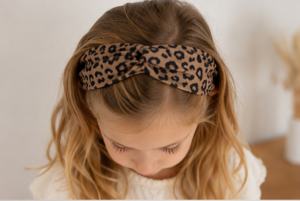 Bandeau panter bruin