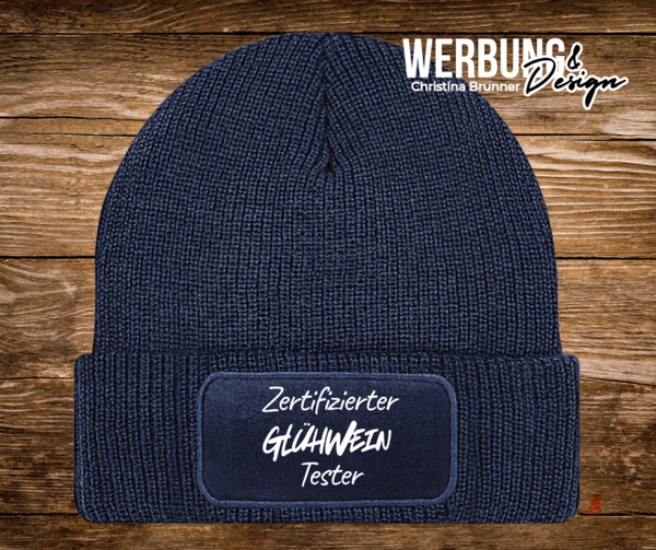 Beanie-Strickütze - Zertifizierter Glühwein Testerr