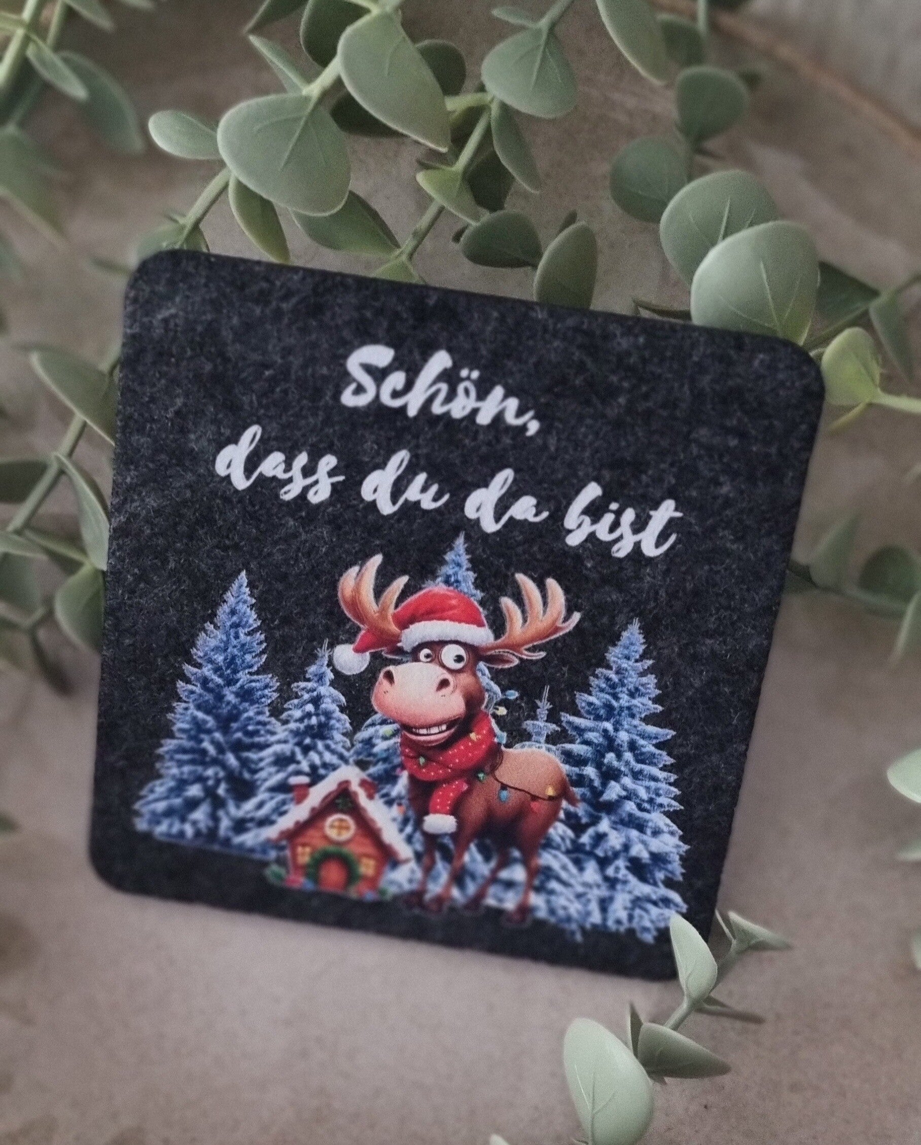 Filzuntersetzer - Eckig (4er Set)