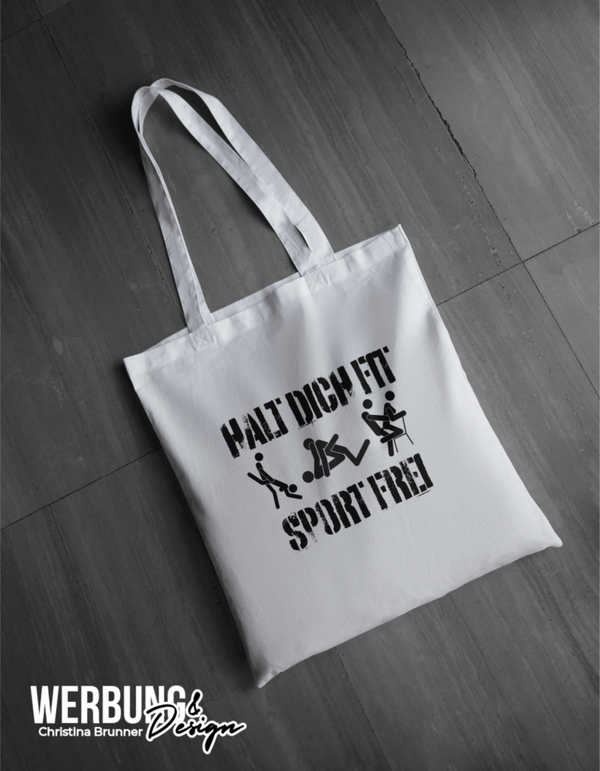 Baumwolltasche - Sport Frei
