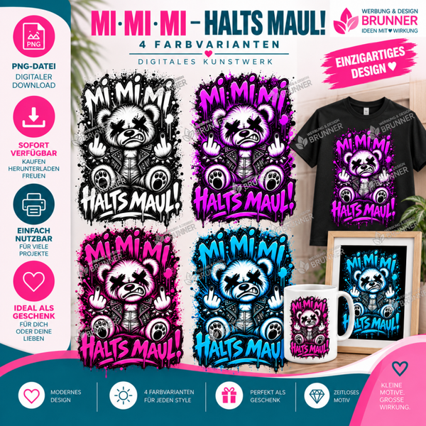 Datei-Set -> Bär "Mi-Mi-Mi - Halts Maul"