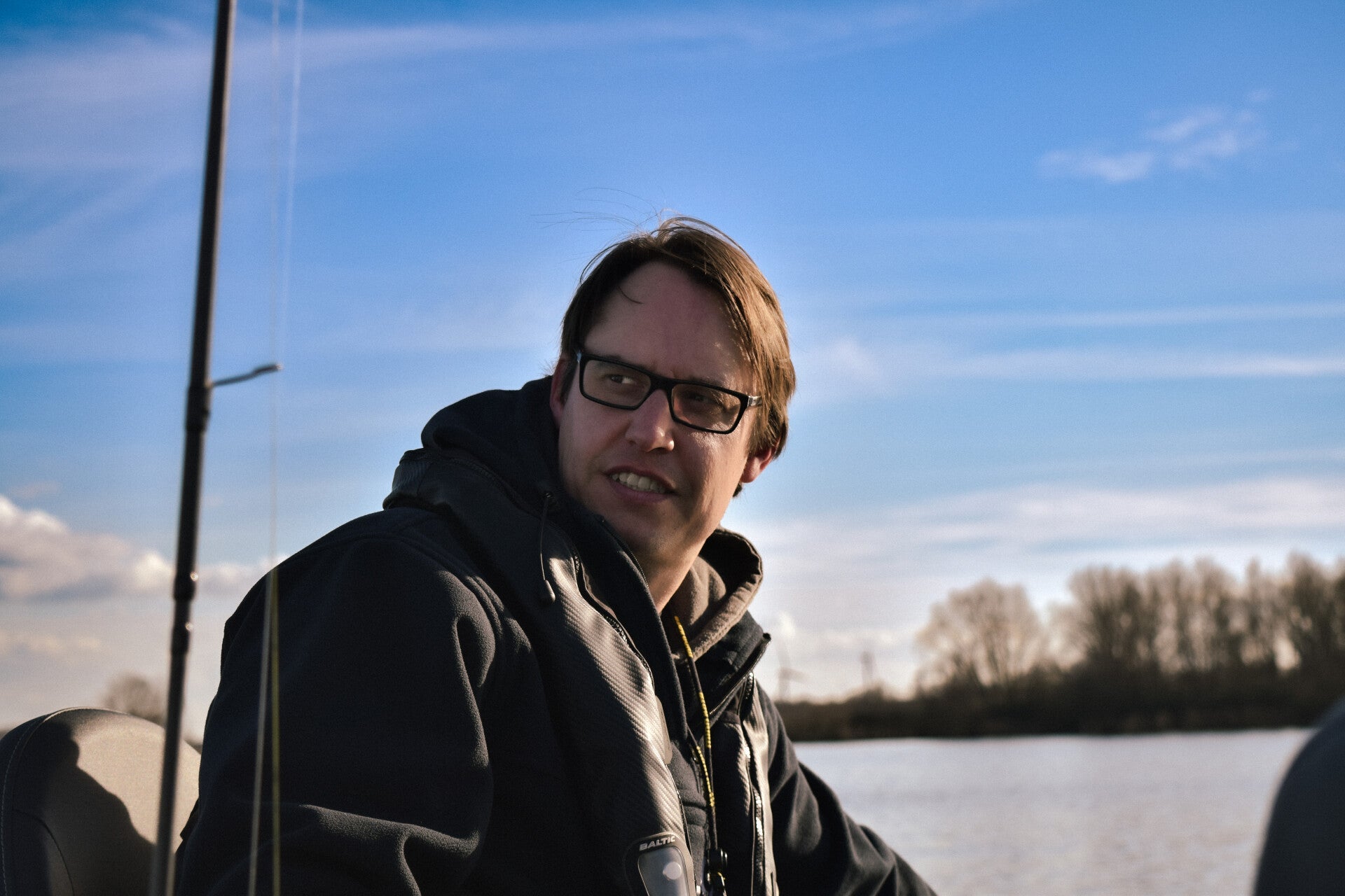 Gepassioneerd roofvisser Tom Huygens