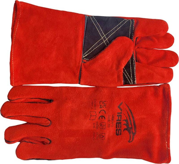 Vires Red Welding Gloves