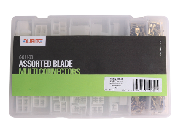 0-011-00  Durite 286 Piece Multiple Connector Block Assortment Kit