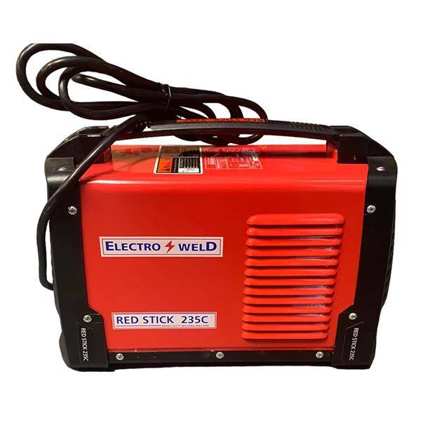 EW235C Red stick 235 Amp 230V inverter welder (with Leads In Case)