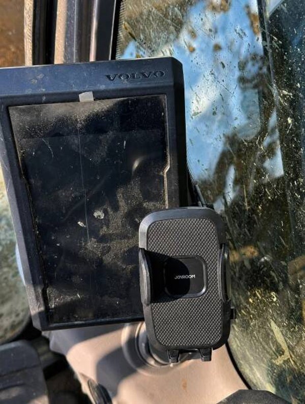 Phone Holder for Volvo Excavators