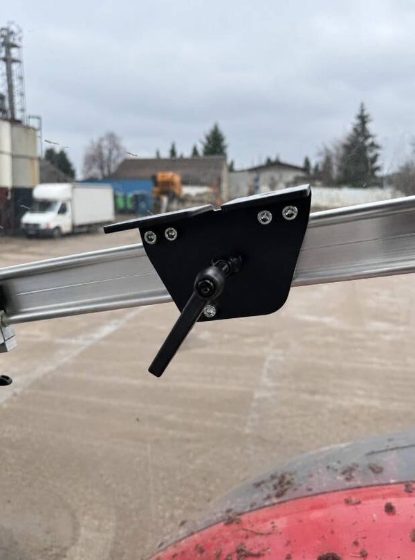 Mounting Bracket for factory rail Fendt, Massey, Case IH, NewHolland, Steyr